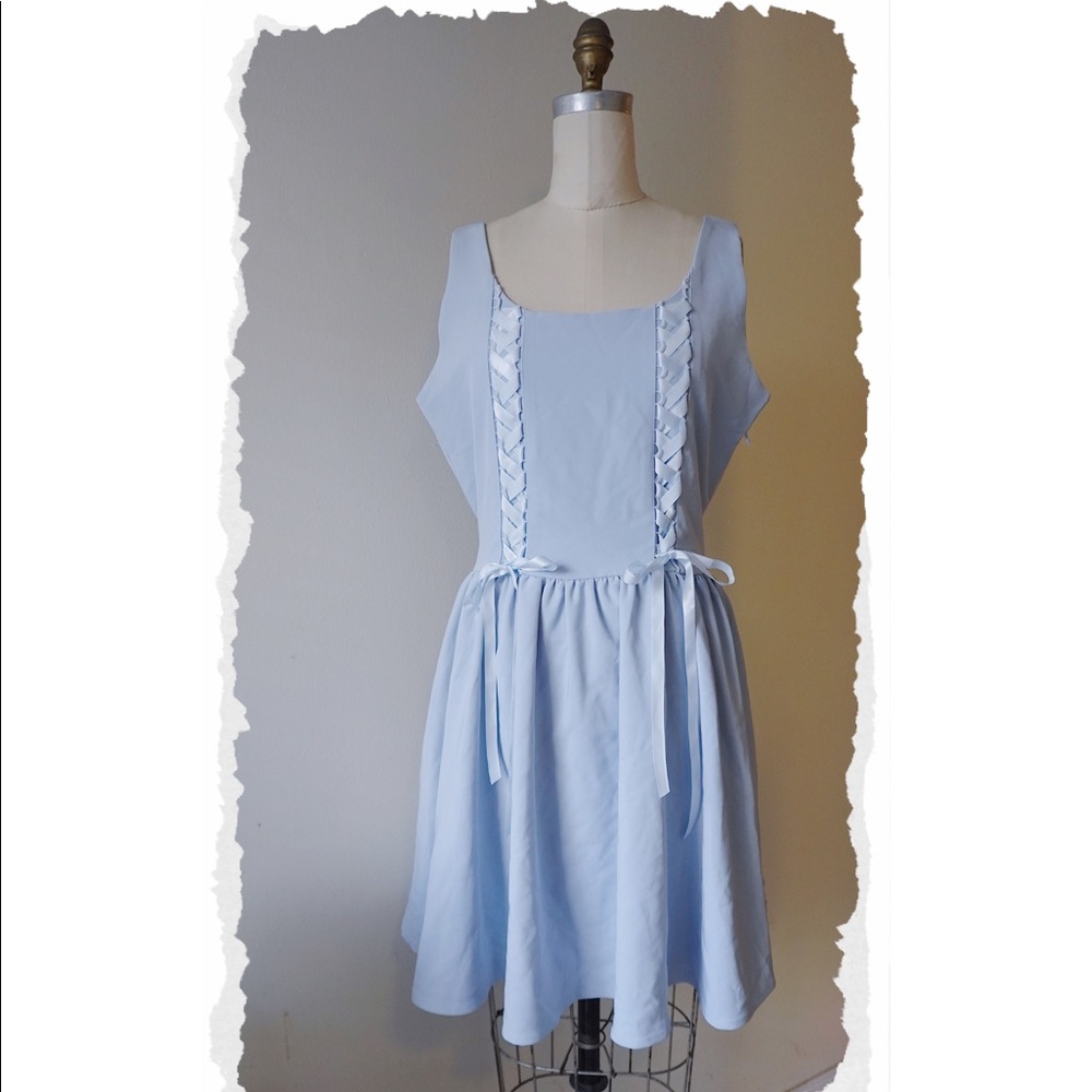 Baby blue fairytale dress